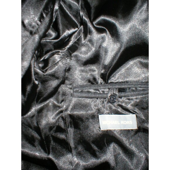 New NWT 46L 46 Long L Mens Over Coat Michael Kors Wool Cashmere Dark Gray Heathe - Picture 4 of 12